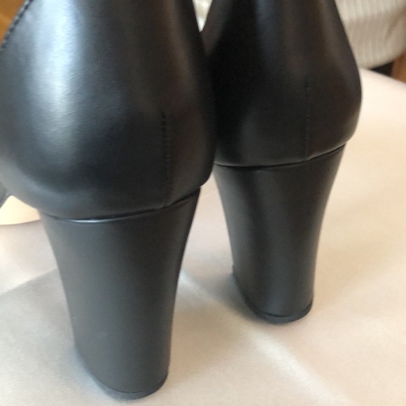 Madden Girl Beella Black Strapy block heels Sandals shoes 8.5 M party - Picture 7 of 10